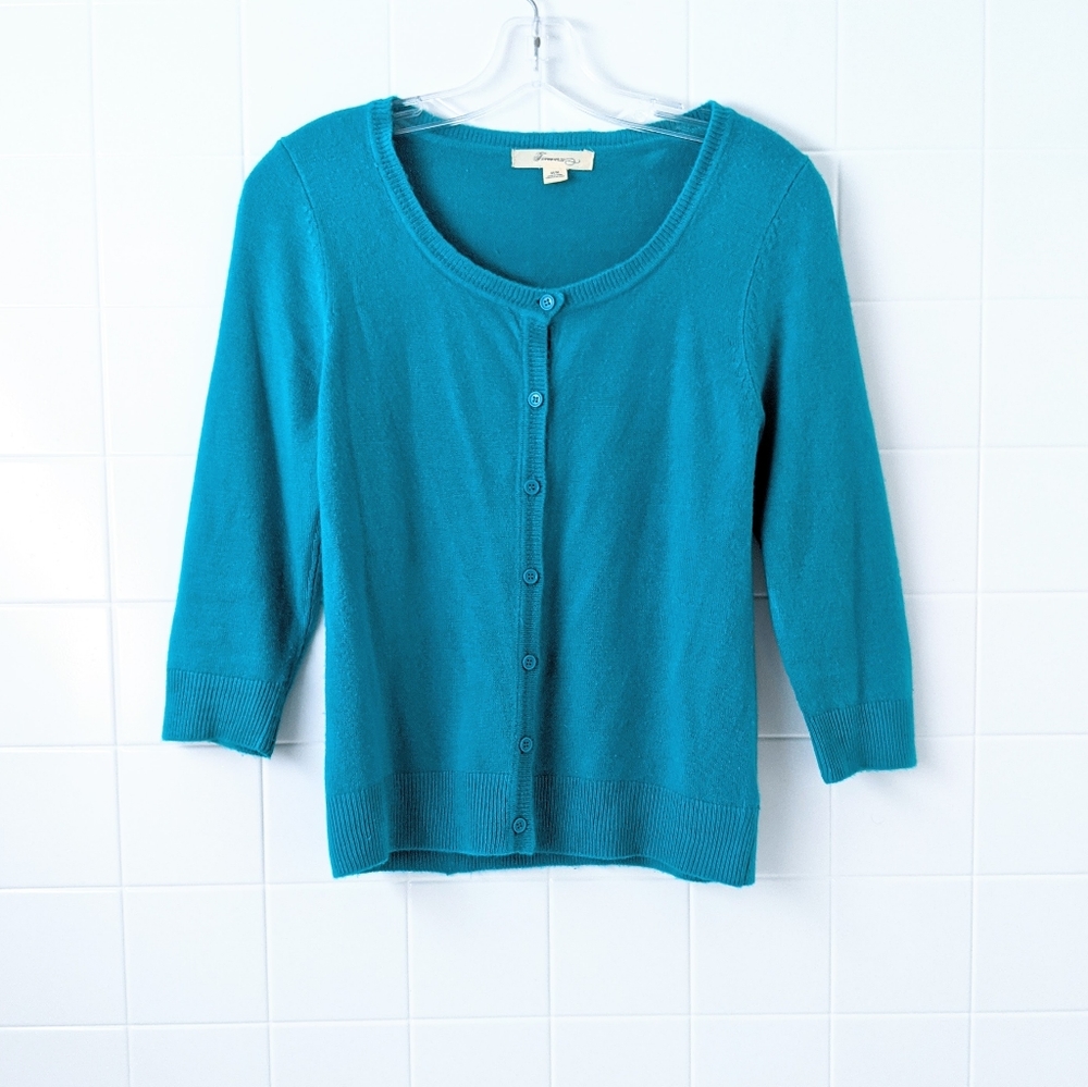 Teal Cardigan